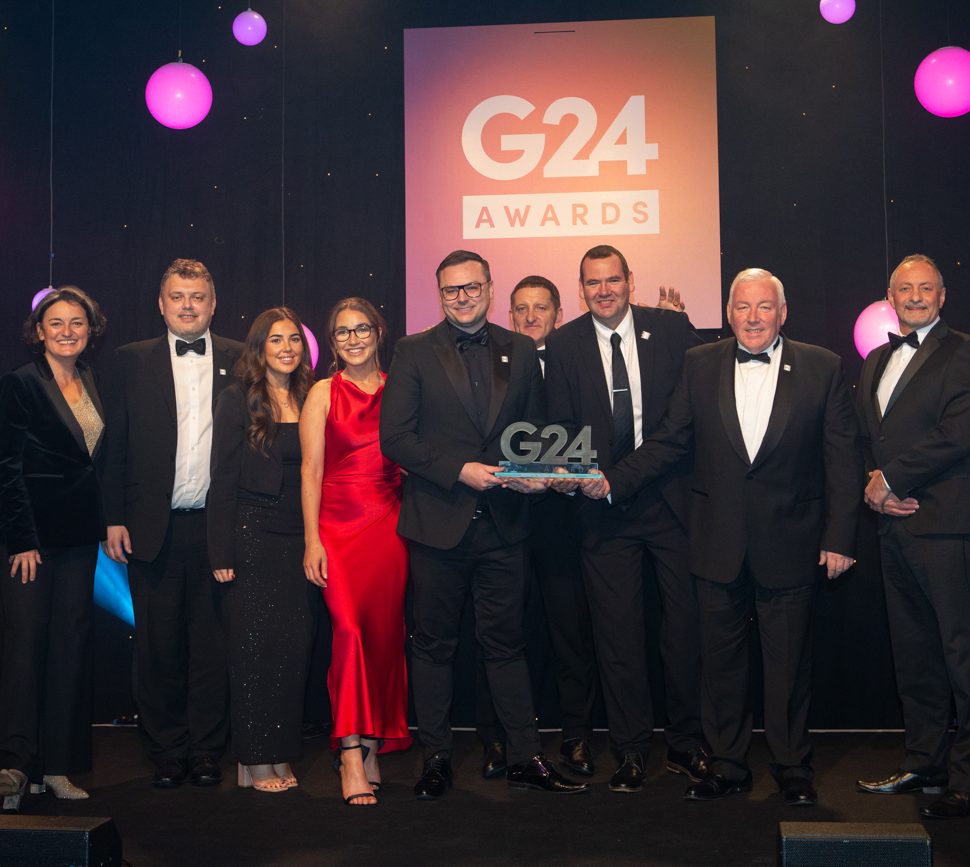 Warwick North West win Fabricator of the Year at the G24 Awards in London